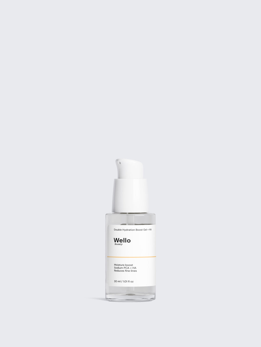 Gel hydratant visage à l'acide hyaluronique et Sodium PCA sur base d'aloe bio – Wello Beauty